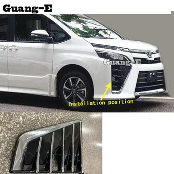 

Car Sticker Styling Detector Cover Trim Front Head Fog Light Lamp Frame For Toyota Noah Voxy 80 Series 2014 2015 2016 2017 2018