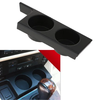 

Car Dual Cup Holder Console Water Cup Drink Holder Cover Trim for BMW E39 5-SERIES Interior Parts