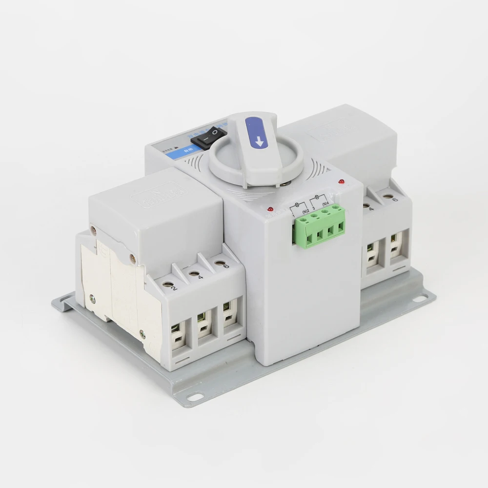 

Hot Mini Intelligent Dual Power Automatic Transfer Switch Terminal Type Automatic Transfer Device FNQ3R Insulation Flame-retarda
