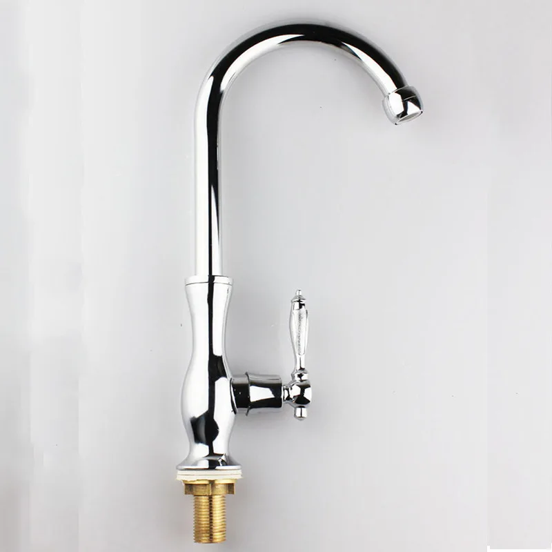 

Wholesale Kitchen Single Cold Faucet Washing Basin Leading Laundry Tub Faucet Sink Basin Faucet Single Hot Water