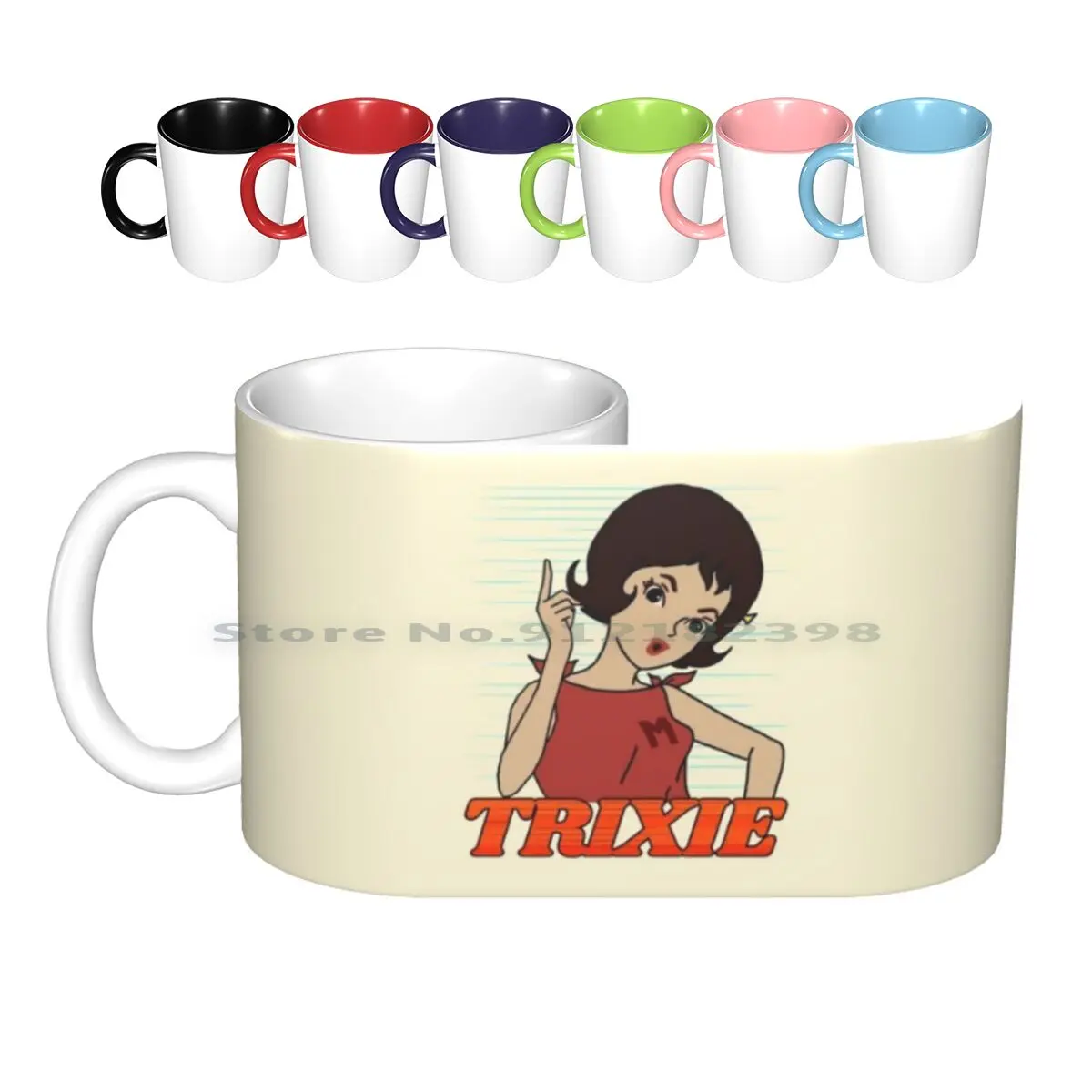 Go ) ) ((Tazze In Ceramica Trixie Tazze Da Caffè Tazza Da Tè Al Latte Go Mach 5 Racer X Trixie Tazza Regalo Vintage Di Tendenza Creativa