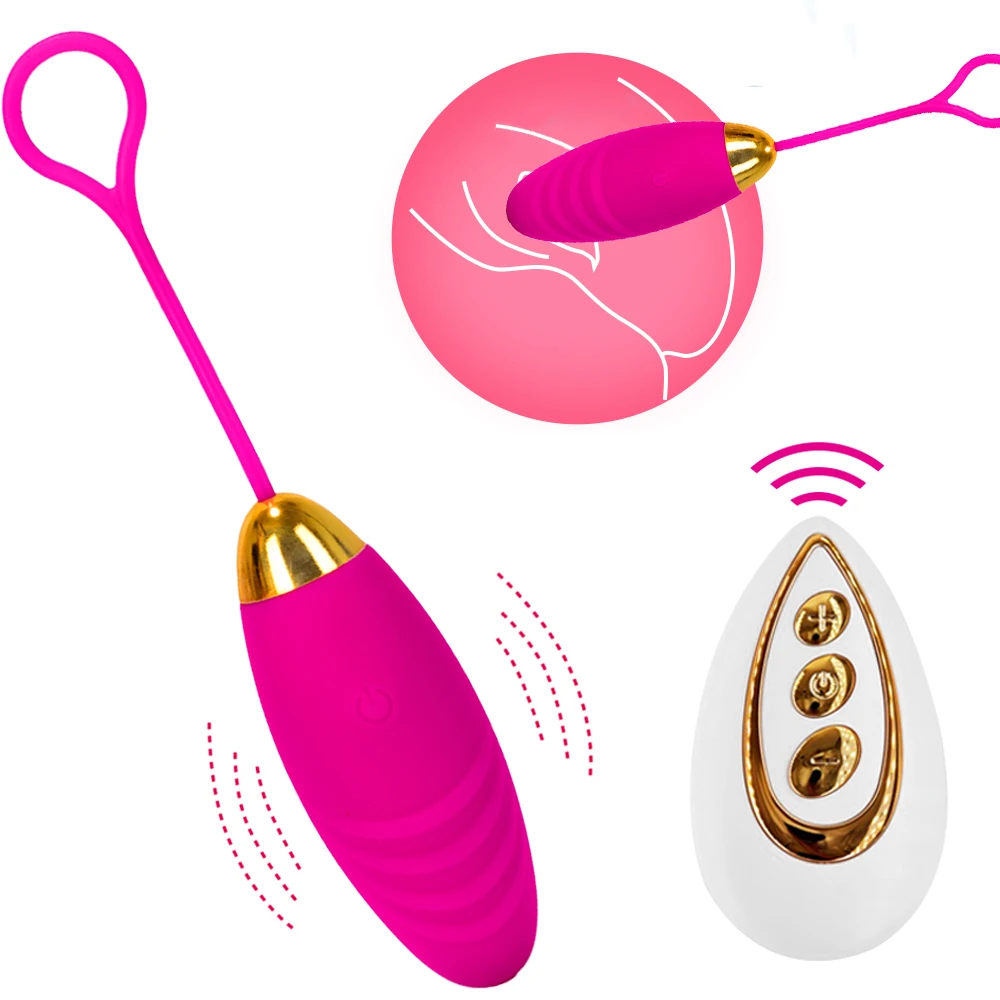 Erotic Safe Silicone Jump Egg Remote Control Female Vibrator Clitoral Stimulator l G-spot Massager S_voghion.com