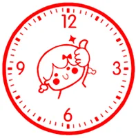 Обучение распознавание учитель обучение печать часы циферблат штампы начальной школы печать ребенок время печать штамп на заказ 29 мм в диаметре - Цвет: black6
