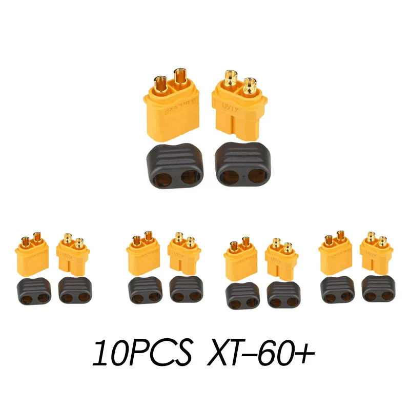 10/20 шт. XT60 черный/голубой/XT60+/XT30UPB/XT60-E/XT60-L штекерно-разъемы Вилки провод с силикатной гелевой обмоткой для Батарея Quadcopter Drone