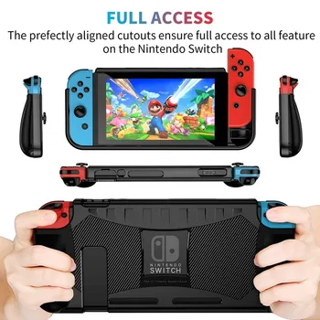 

Silicone TPU Case for Nintend Switch Shock Proof Protection Cover Shell Ergonomic Handle Grip For Nintend Switch NS Accessories