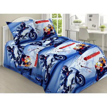 

Bed linen Mercury home "Motocross" 1.5 SP poplin, Ivanovo