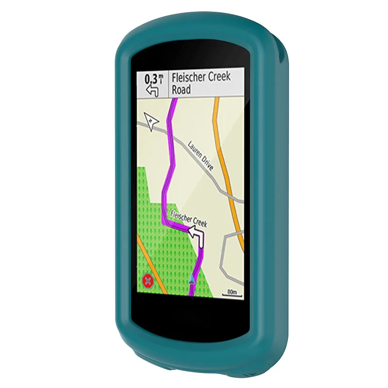 Велосипедный gps компьютер силиконовый чехол гелевый Чехол для Garmin edge 1000 1030 велосипедный Компьютер Водонепроницаемый Секундомер - Цвет: Edge1030 Green