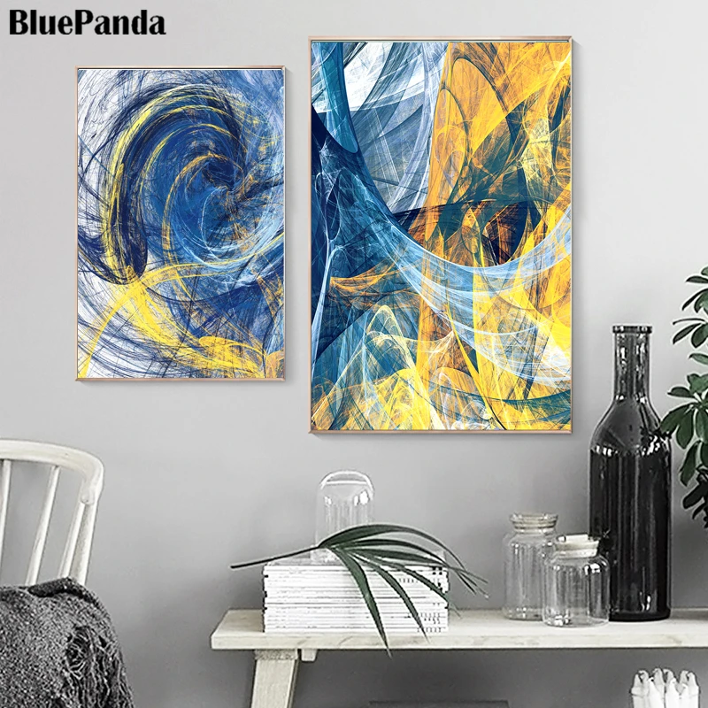 Золотой стиль настенные художественные фотографии светильник роскошный постер