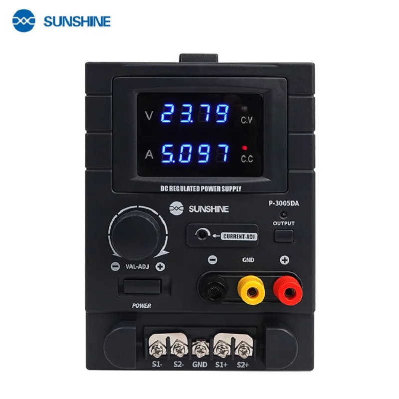 

SUNSHINE P-3005DA Regulated Lab bench Power Supply Adjustable 30V 10A Voltage Regulator Stabilizer Switching Bench Source Lab