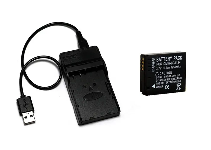DMW-BCJ13 BCJ13 BP-DC10 BPDC10 полный декодированный аккумулятор + зарядное устройство для
