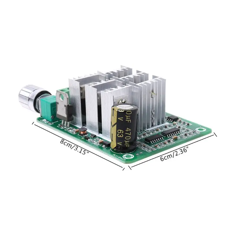 

BLDC Three-Phase Sensorless Brushless Motor Speed Controller Explosive Fan Drive DC 5-36V 95AE