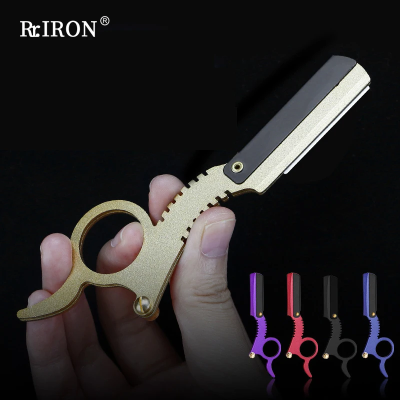 Riron Senior Multifunction Straight Edge Barber Razor Holder Trimming