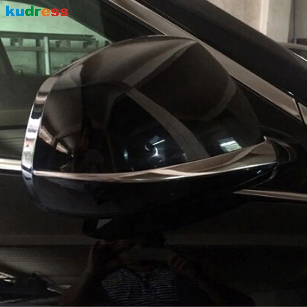 

For Cadillac SRX 2012 2013 2014 Car Back Mirror Eyebrow Rain Rearview Mirror Stickers Anti-scratch Strips Exterior Moulding trim
