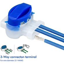 Terminais elétricos da conexão do fio dos conectores de cabo à prova dwaterproof água dos pces do terminal k13 20 do fio do fechamento rápido da tala