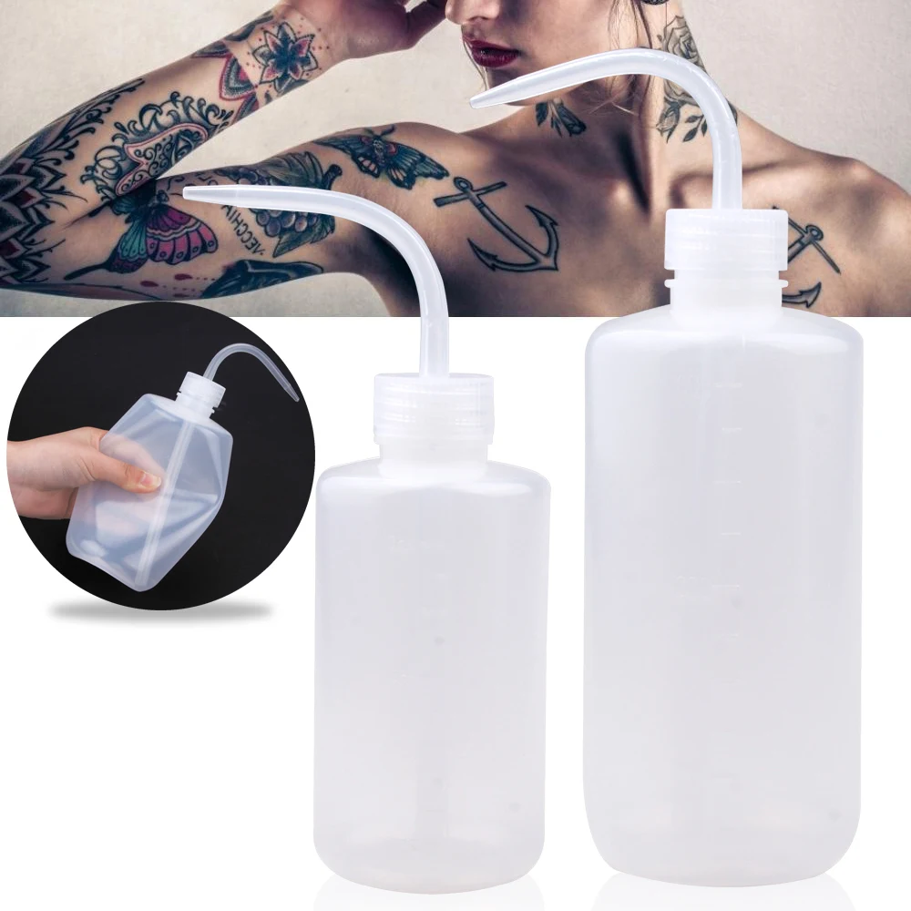 

250/500ml Tattoo Clean Bottle Diffuser Squeeze Eyelash Cleaning Wash Bottles Non-Spray Cups Permanent Makeup Tattoo Accessories