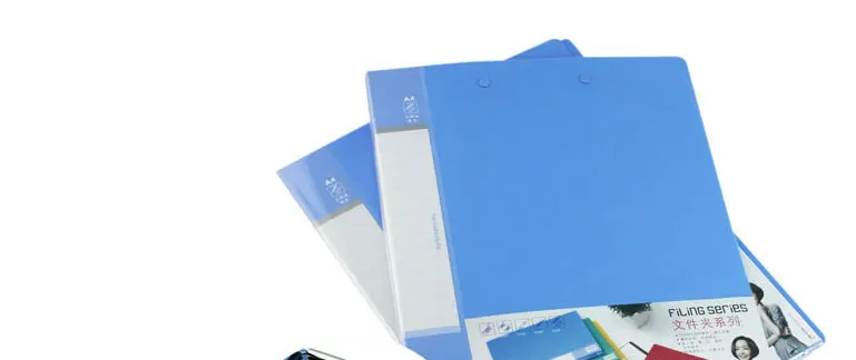 Deli 5349 Folder 8-Inch File Folder+ Clip Board File zheng li jia A4 Folder