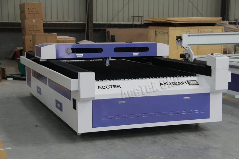 Цзинань ACCTEK металла и неметалла Cnc лазерной резки для 2 мм нержавеющей стали AKJ1530H