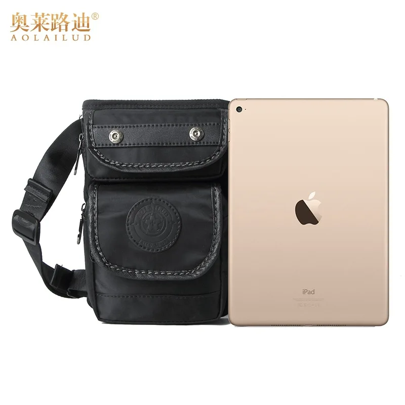 

2019 New Style Europe And America Trend of Fashion Chest Bag Waterproof Nylon Material Multi-functional Wallet Men Over-the-shou
