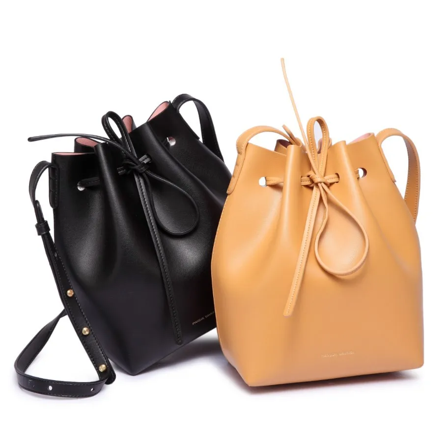 MansurGavriel Женские Сапоги выше колена из натуральной кожи сумка мешок бренда Mansur: