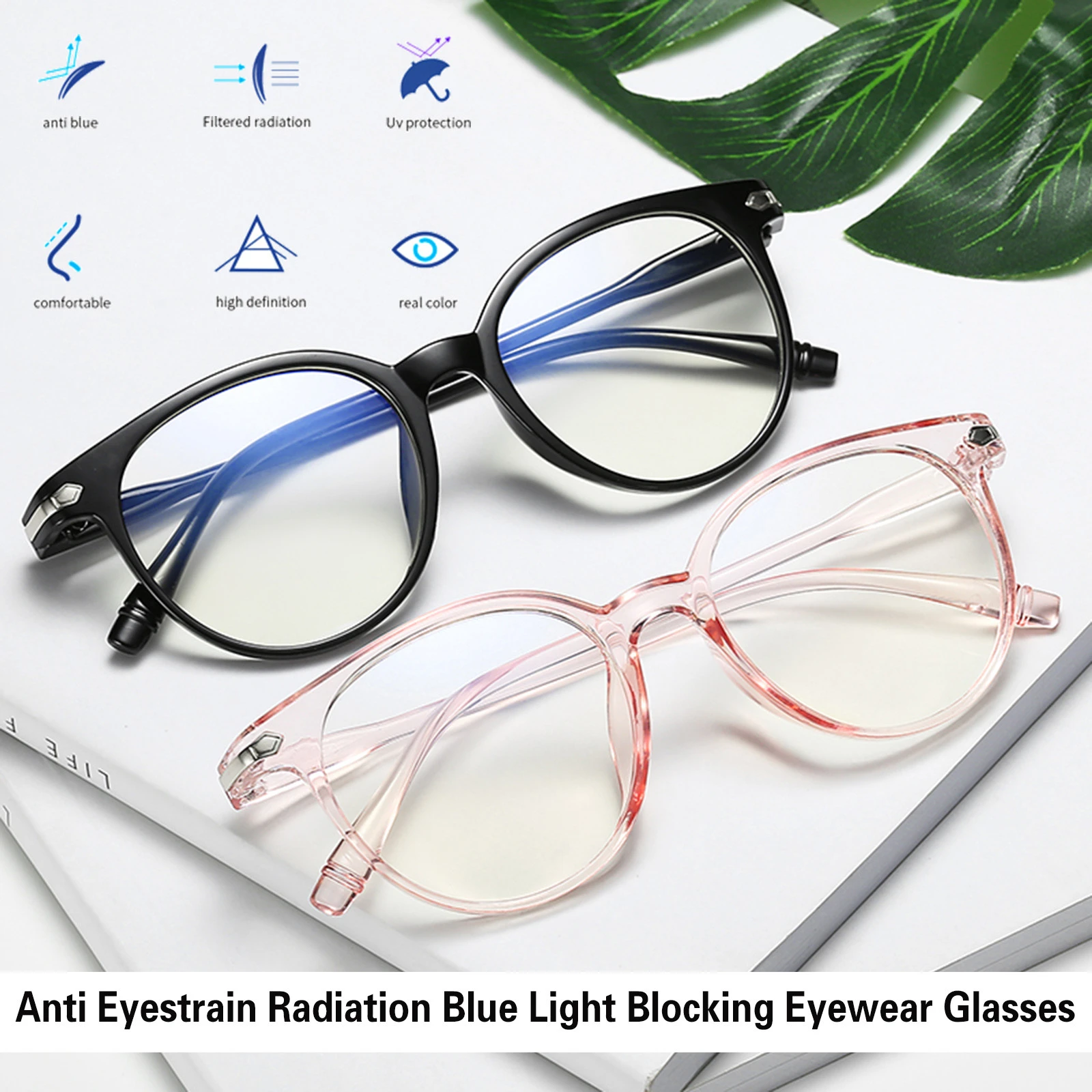 Decorative Glasses Gaming Glasses Computer Anti-fatigue Blue Light Blocking Filter Eyeglasses Woman And Men's Glasses Очки#3 blue light blocking reading glasses