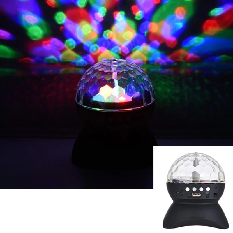 Беспроводной Bluetooth динамик Star Project Master с подсветкой сцены вращающийся