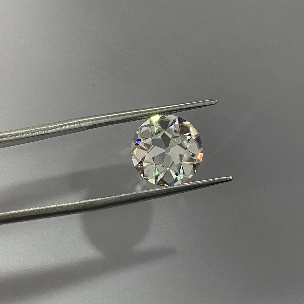 Meisidian 10mm 4 Karat D VVS1 Round Old European Cut Loose Moissanite Diamond Price 2