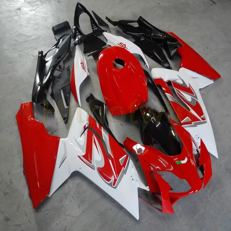 B Пользовательский капот мотоцикла для RSV125 2006-2011 ABS Пластиковый обтекатель литьевой формы Черный Белый - Цвет: B