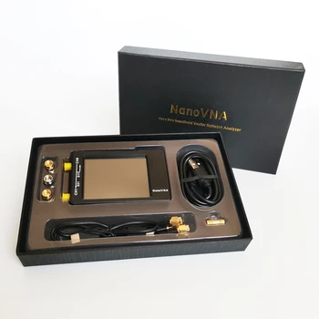 

2.8 inch 50K-1.5GHz LCDHF NanoVNA-H HF VHF UHF Vector Network Analyzer Antenna Analyzer +450MAhBattery+Plastic Case Box