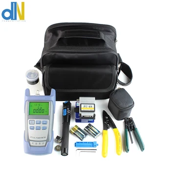 

FTTH fiber Cold connection tool power meter and 1-5mw visual fault locator fiber cleaver optical fiber tool kits free shipping