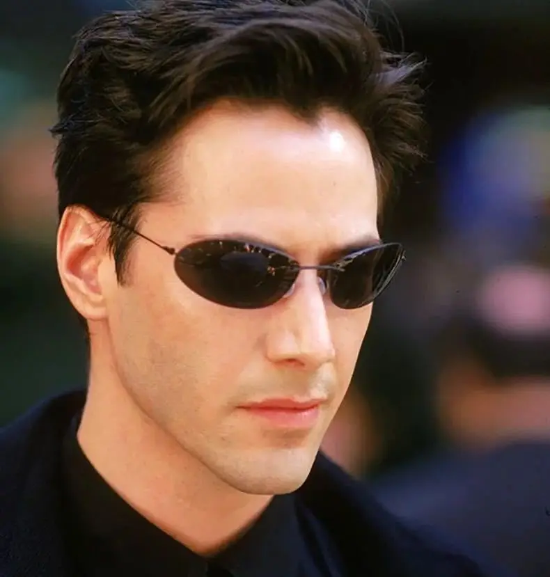 Gafas de sol polarizadas estilo Matrix Agent Smith para hombre