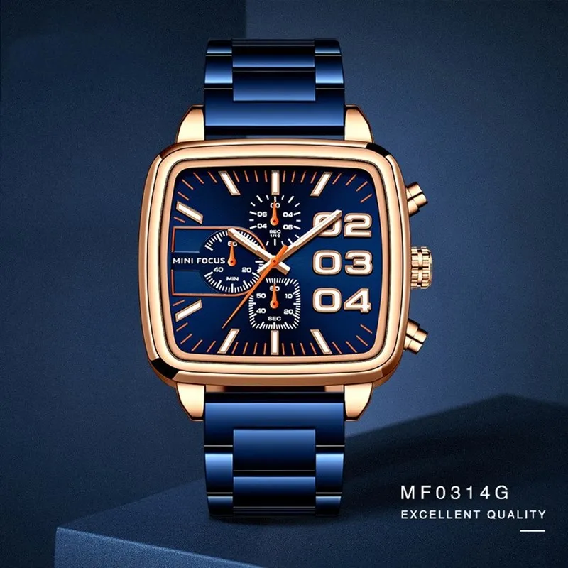 Часы мужские кварцевые из нержавеющей стали люксовые брендовые деловые