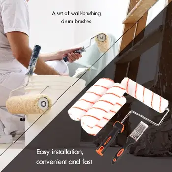 

Paint Roller Brushes Set DIY Home Wall Decoration Paint Tool Durable Wall Roller Brush Necessary Home Decoration Gadgets