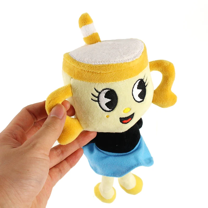 Игрушки плюшевые Cuphead Mugman 26 см легендарный шеф халлес дьявол мягкая кукла для
