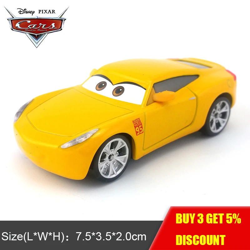 Disney Pixar Cars 3 Cruz Ramirez 1:55 Metal Diecast Vehicle Educational Toys Car Model For Boys Children Birthday Gift |