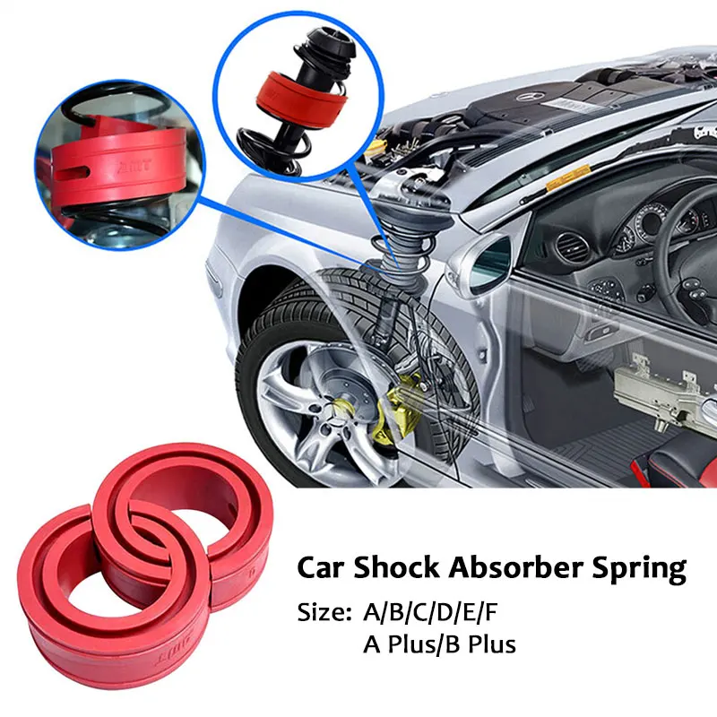 Universal Car Shock Absorber Spring Bumper Power Avtobafery Suspension Auto-Buffers Accessories AutoBuffer Cushion Styling | Автомобили и