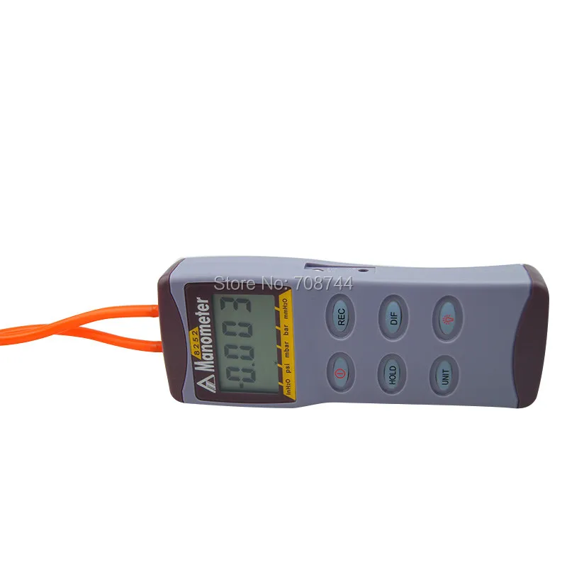 Цифровой манометр тестер дифференциального давления AZ8252