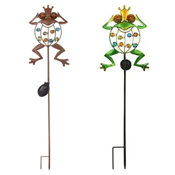 

Frog Shape 10LED Solar Lawn Lamp Multi-functional Practical Convenient Outdoor Garden Path Yard Waterproof Spike Light