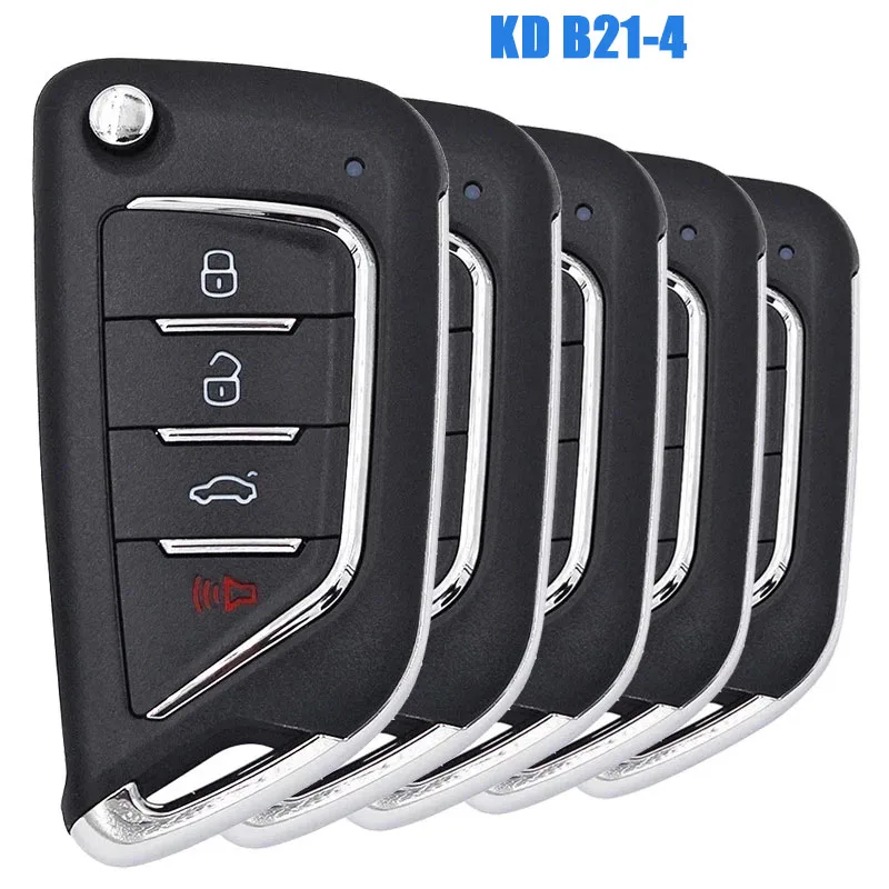 5 шт./лот B21-4 KEYDIY Universal KD900 + URG200 Mini KD KD-X2 4 кнопочный пульт дистанционного управления