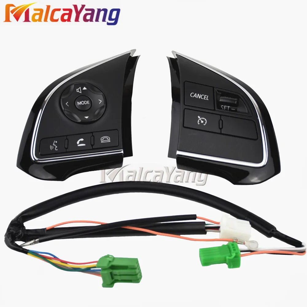 set Для Mitsubishi Outlander 13-18 Xpander круиз-контроль переключатель рулевого колеса кнопка переключения звука переключатель громкости - Цвет: set