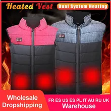 Для мужчин и женщин, для улицы, USB, инфракрасный нагревательный жилет, куртка, зимняя одежда, жилет с электрическим подогревом, жилет для рыбалки, походов