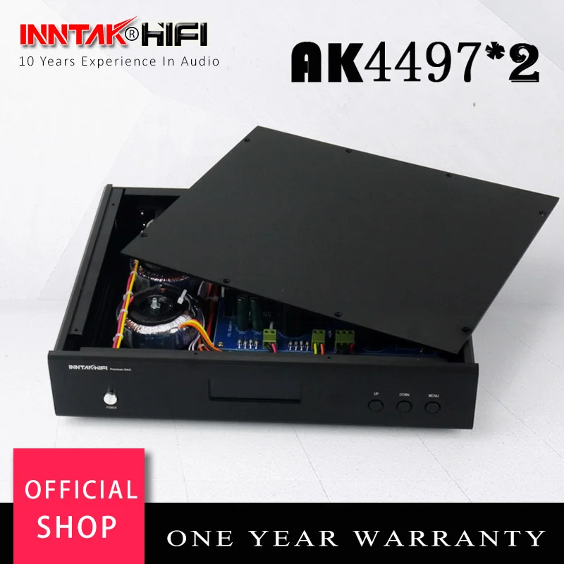 Hi Fi Dual AK4497 DAC поддержка XMOS USB DSD / 32bit 384K двойные тороидальные трансформаторы