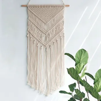 

New Macrame Woven Wall Hanging boho chic Bohemian Home Geometric art decor