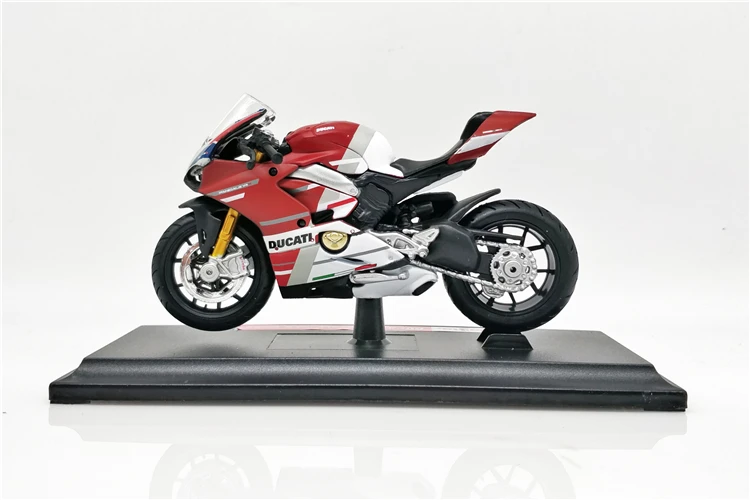 Maisto Ducati Panigale V4 S Corse Diecast 1:18 Motorcycle Model W/ Base New Gift 