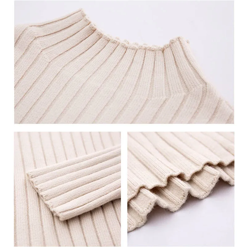 Basic Turtleneck Straight Knitted Dress Women 2019 Casual Fashion Elasticity Maxi Split Party Dress Winter Warm Sweater Vestito