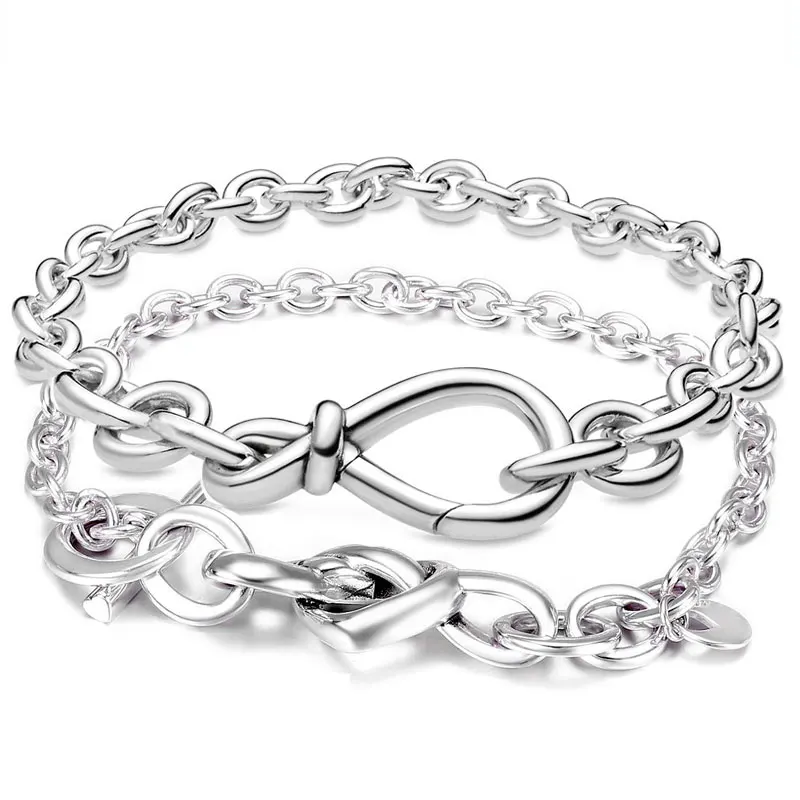 925 Sterling Silver Bracelet Fit 