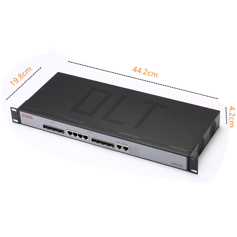 4 pon port 4 SFP slots epon PON port mini ftth fiber optic OLT SFP PX20+ PX20++ PX20+++ 10/100/1000Mauto-negotiable