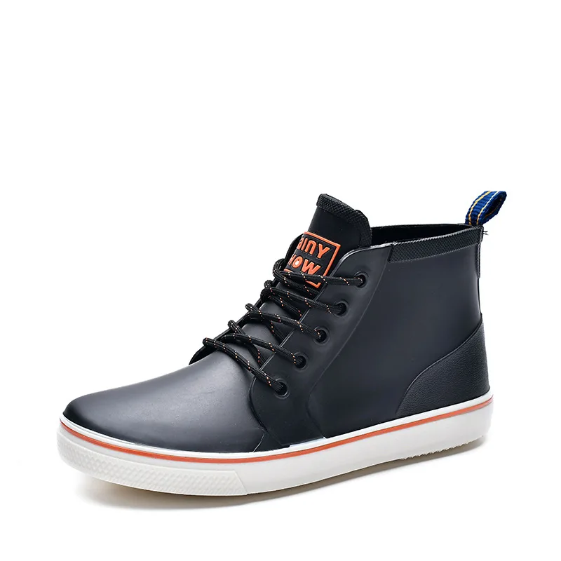 Najtaniej Dropshipping 2019 Rainboots antypoślizgowe buty do wody połowów buty krótkie kalosze na deszcz Bot ogród buty mężczyźni miłośników buty