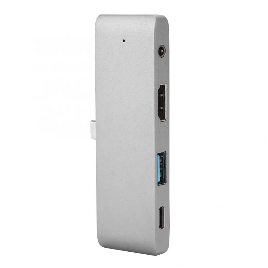 Usb-хаб WC7366 4-в-1 USB-C к HDMI+ 3,5+ USB+ PD концентратор Тип-C док-станция для Мышь/клавиатура