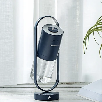 

200Ml USB LED Night Light Projection Negative Ion Air Humidifier Desktop Projector Night Light for Home