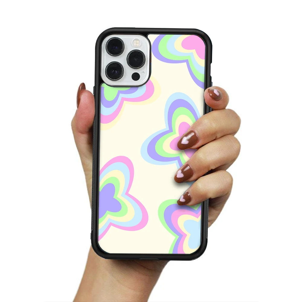 Phone Case For IPhone 12 Mini 11 Pro XS Max X XR 6 7 8 Plus SE20 High Quality TPU Silicon Cover Butterfly image_1